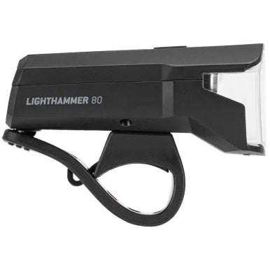 Trelock verlichtingsset lighthammer 80 80lux usb
