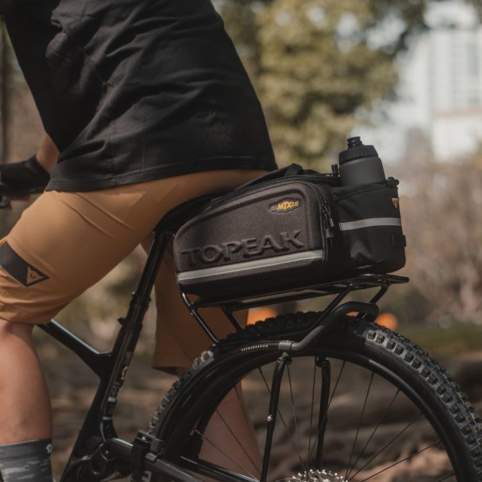 Topeak mtx series - sacoche de vélo - dessus extensible - porte-bouteille d'eau - résistant aux intempéries