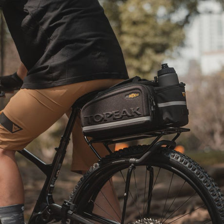 Topeak mtx series - sacoche de vélo - dessus extensible - porte-bouteille d'eau - résistant aux intempéries