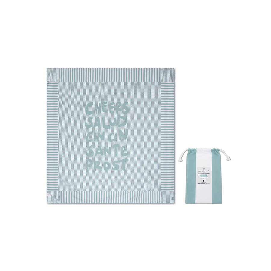 Bravo | serviette microfibre verte 180 x 180 cm