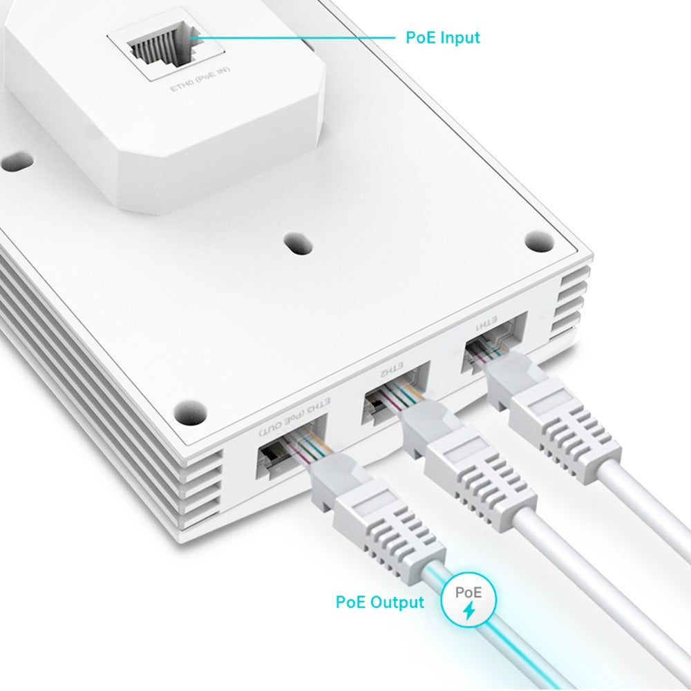 TP-link eap655-wall ax3000 plaque murale wifi 6