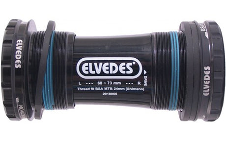 Joueur essieu Elvedes Shimano MTB ATB 24 mm noir