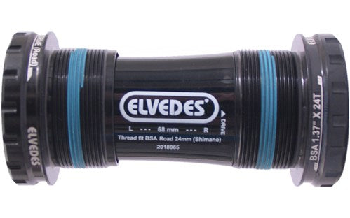 Arbre de joueur Elvedes Hollowtech Shimano Race 24 mm noir