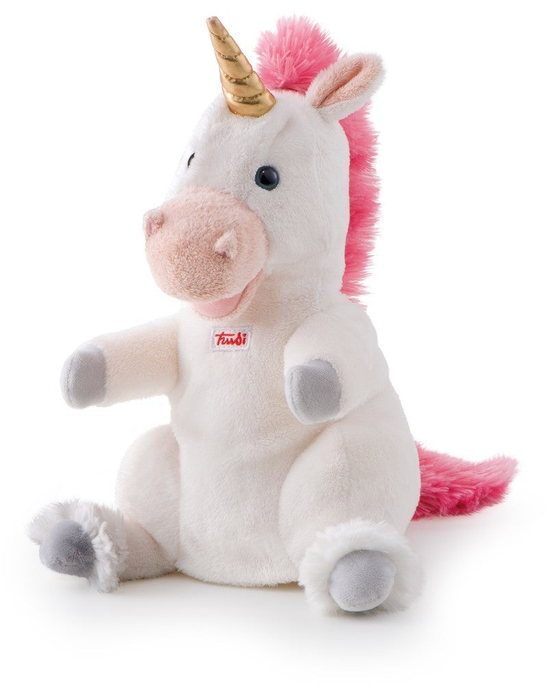 Licorne marionnette Trudi : 17x30x17 cm (s-29910)