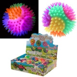 Balle rebondissante pointue avec LED 7cm