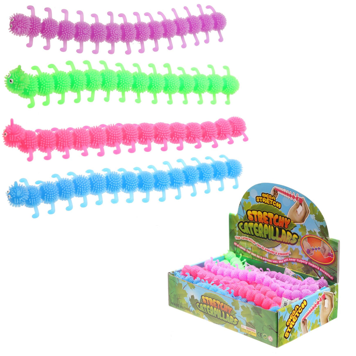 Jouet extensible chenille
