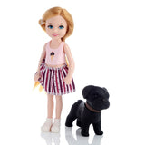 Poupée à habiller Sally avec accessoires pour chien
