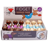 Jouet pour enfants fidget plume de chien