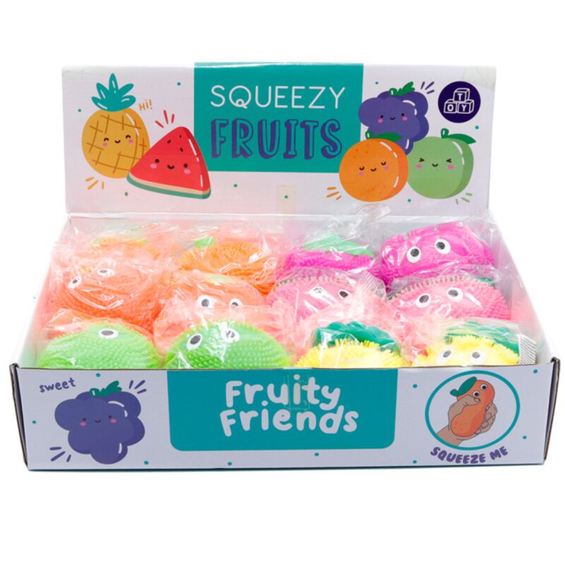 Jouet pour enfants à presser en forme de fruit
