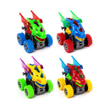 Jouets d'action de camion de cascade de tête de dragon hors route mené