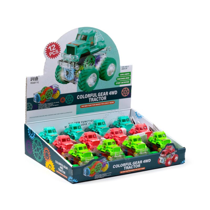 Jouets d'action push-pull à friction pour tracteur cascadeur