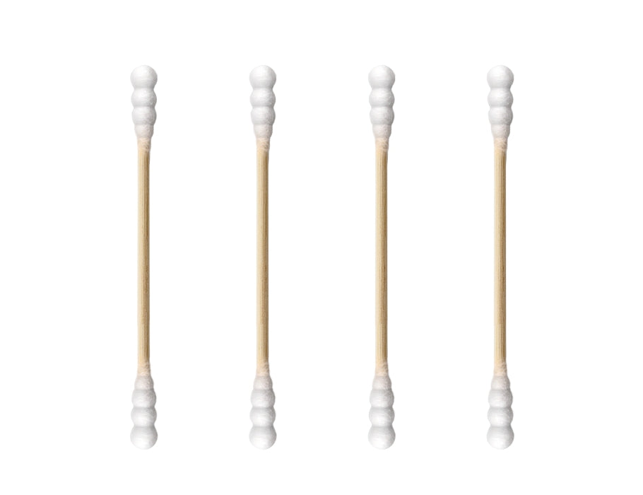 The eco gang cotons-tiges - forme spirale - blanc