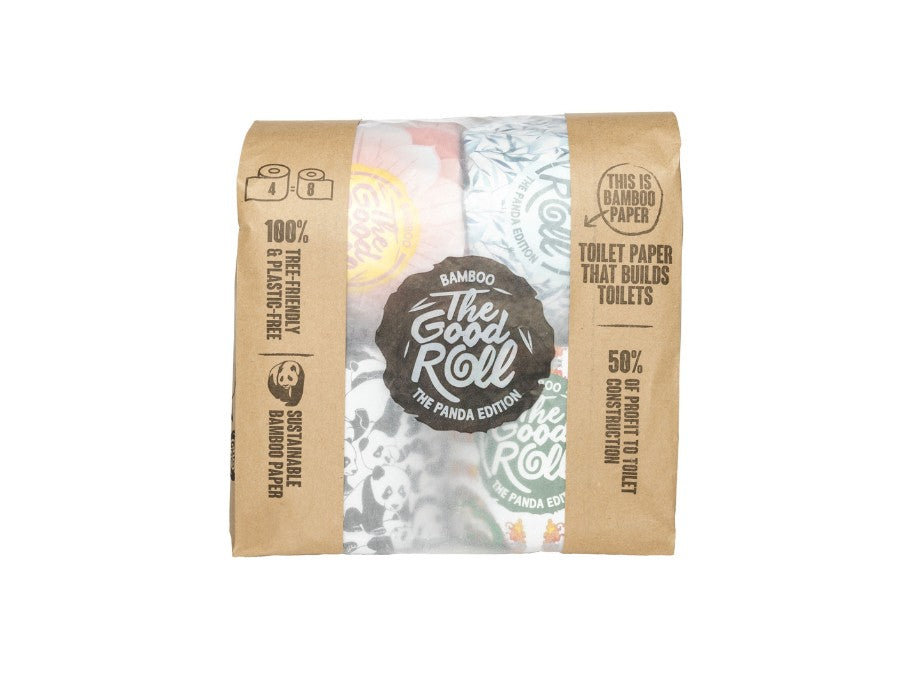 Le bon rouleau de papier toilette - bambou - 4 rouleaux