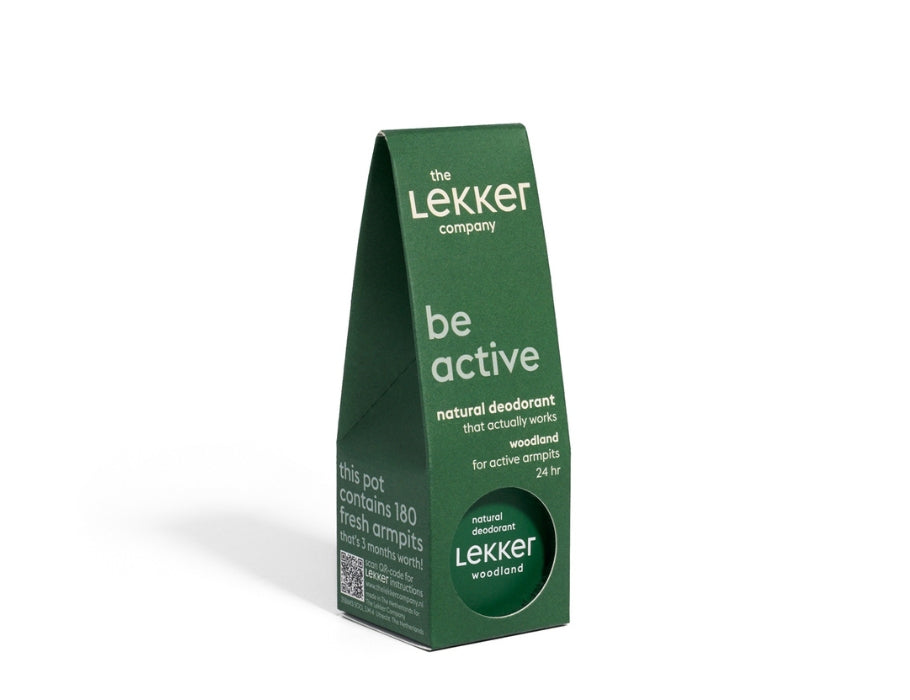Le déodorant de Lekker Company - Woodland - être actif