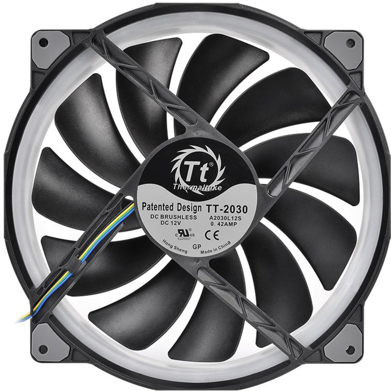 Thermaltake thermaltake riing plus 20 ventilateur de boîtier RVB LED