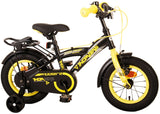 Volare Thombike Children's Bike - Boys - 12 pouces - Jaune noir - Freins à deux mains
