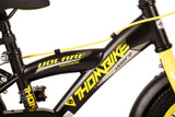 Volare Thombike Children's Bike - Boys - 12 pouces - Jaune noir - Freins à deux mains