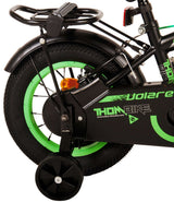 Volare Thombike Children's Bike Boys 12 pouces Black Green Two Hand freins