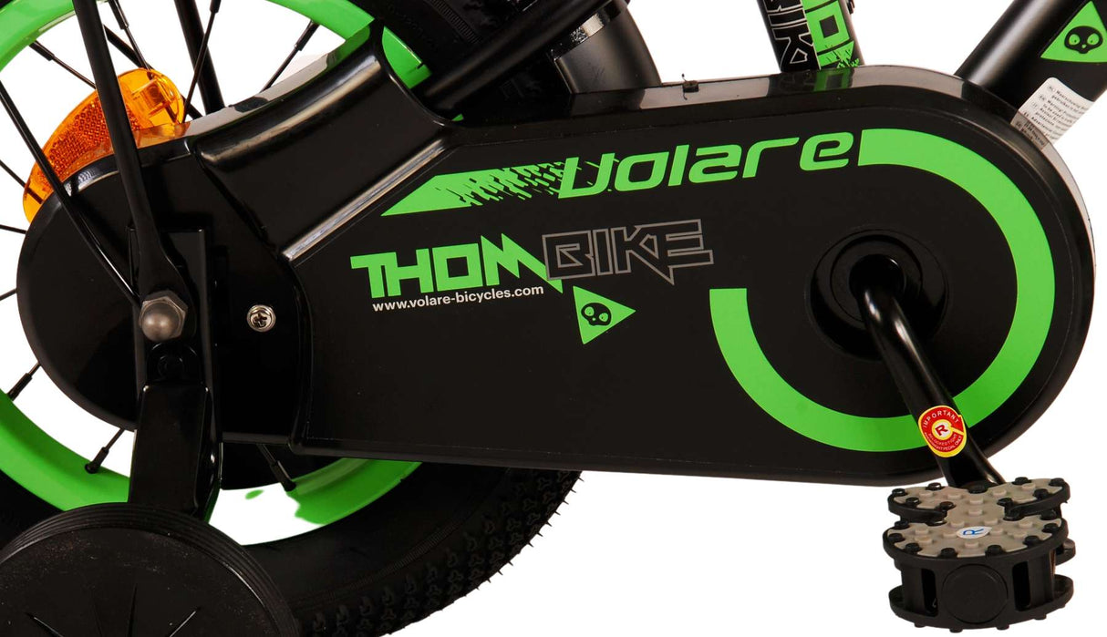 Volare Thombike Children's Bicycle - Boys - 12 pouces - vert noir