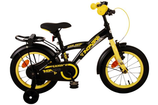 Volare Thombike Children's Bike - Boys - 14 pouces - Jaune noir