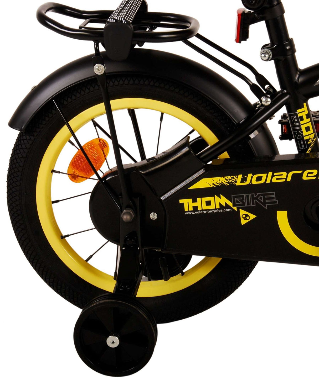 Volare Thombike Children's Bike - Boys - 14 pouces - Jaune noir
