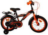 Volare Thombike Kinderfiets Jongens 14 inch Zwart Oranje Twee Handremmen