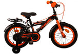 Volare Thombike Children's Bike Boys 14 pouces Black Orange Two Hand freins