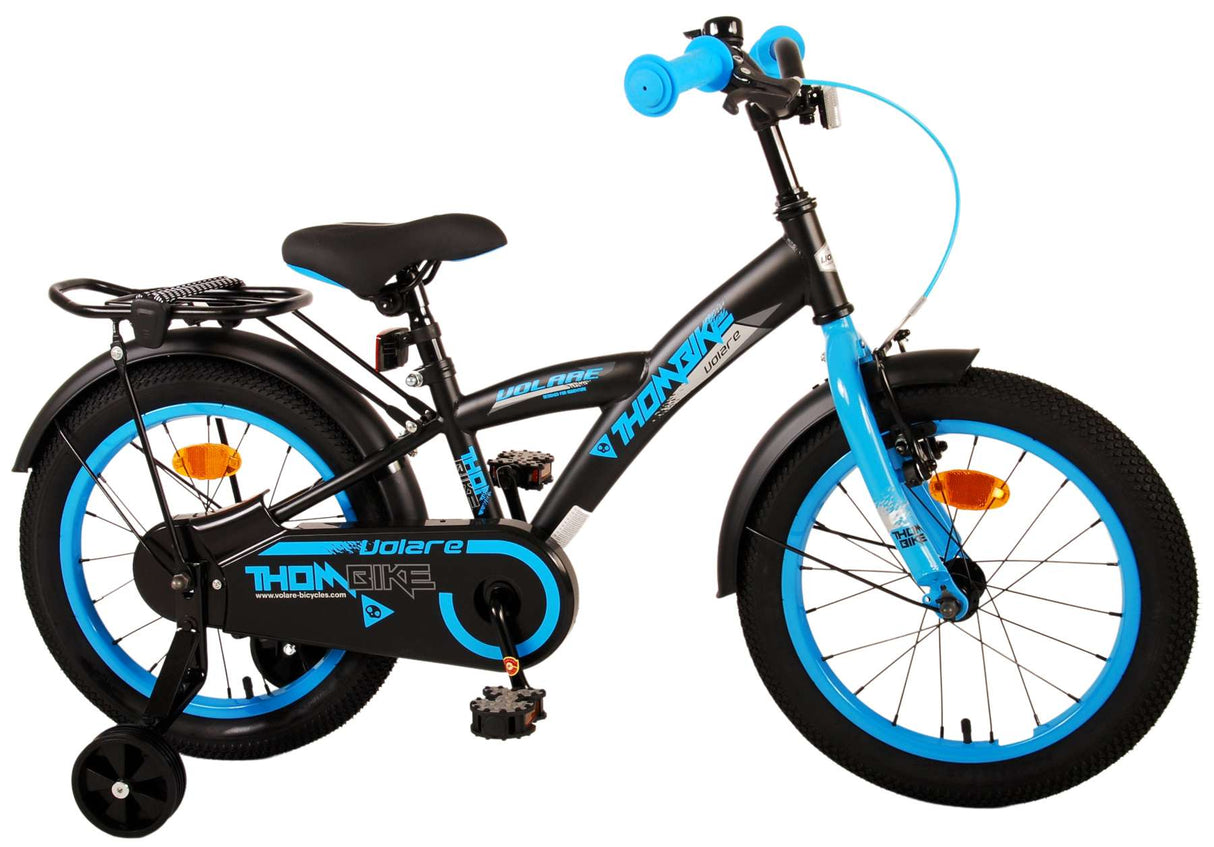 Volore Thombike Kanner Bike Jongen 16 Zoll schwaarz blo