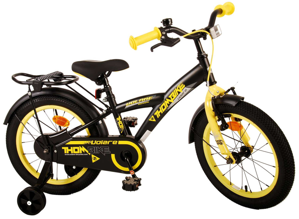 Volare Thombike Children's Bicycle - Boys - 16 pouces - Jaune noir