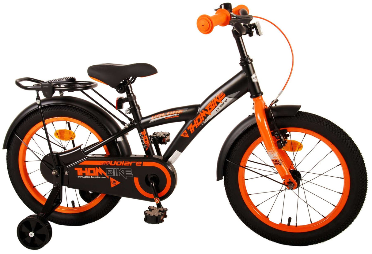 Volare Thombike Children's Bicycle - Boys - 16 pouces - Black Orange