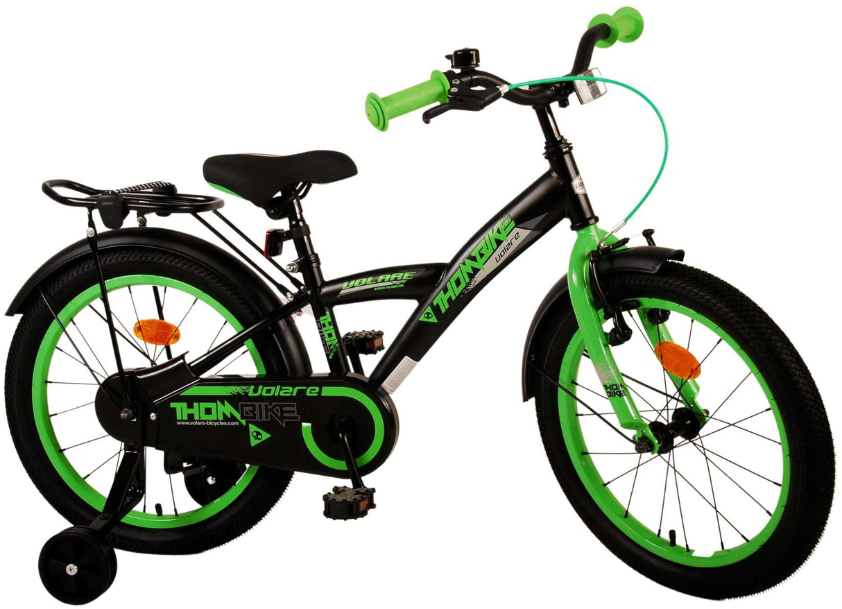 Volare Thombike Children's Bike Boys 18 pouces vert noir