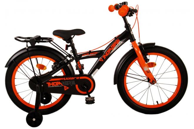 Volare Thombike Kinderfiets Jongens 18 inch Zwart Oranje Twee handremmen