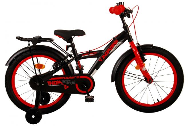 Volare Thombike Kinderbike Jungen 18 Zoll schwarz rote zwei Handbremsen