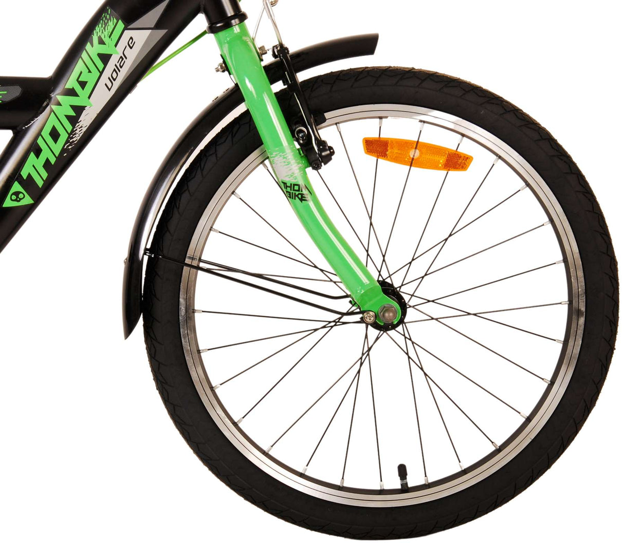 Volare Thombike Children's Bike Boys 20 pouces Black Green Two Hand freins