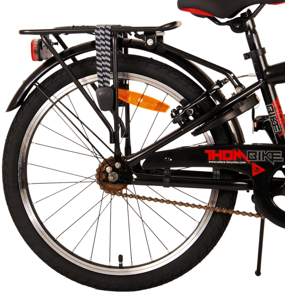 Volare Thombike Children's Bike Boys 20 pouces Black Red Two Hand freins
