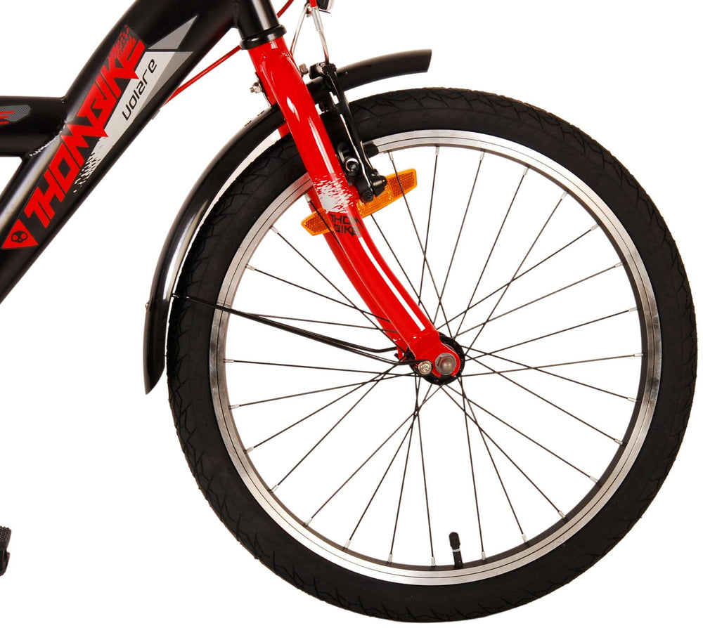 Volare Thombike Children's Bike Boys 20 pouces Black Red Two Hand freins