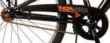 Volare Thombike Children's Bike Boys 24 palcové černé oranžové dvě ruční brzdy