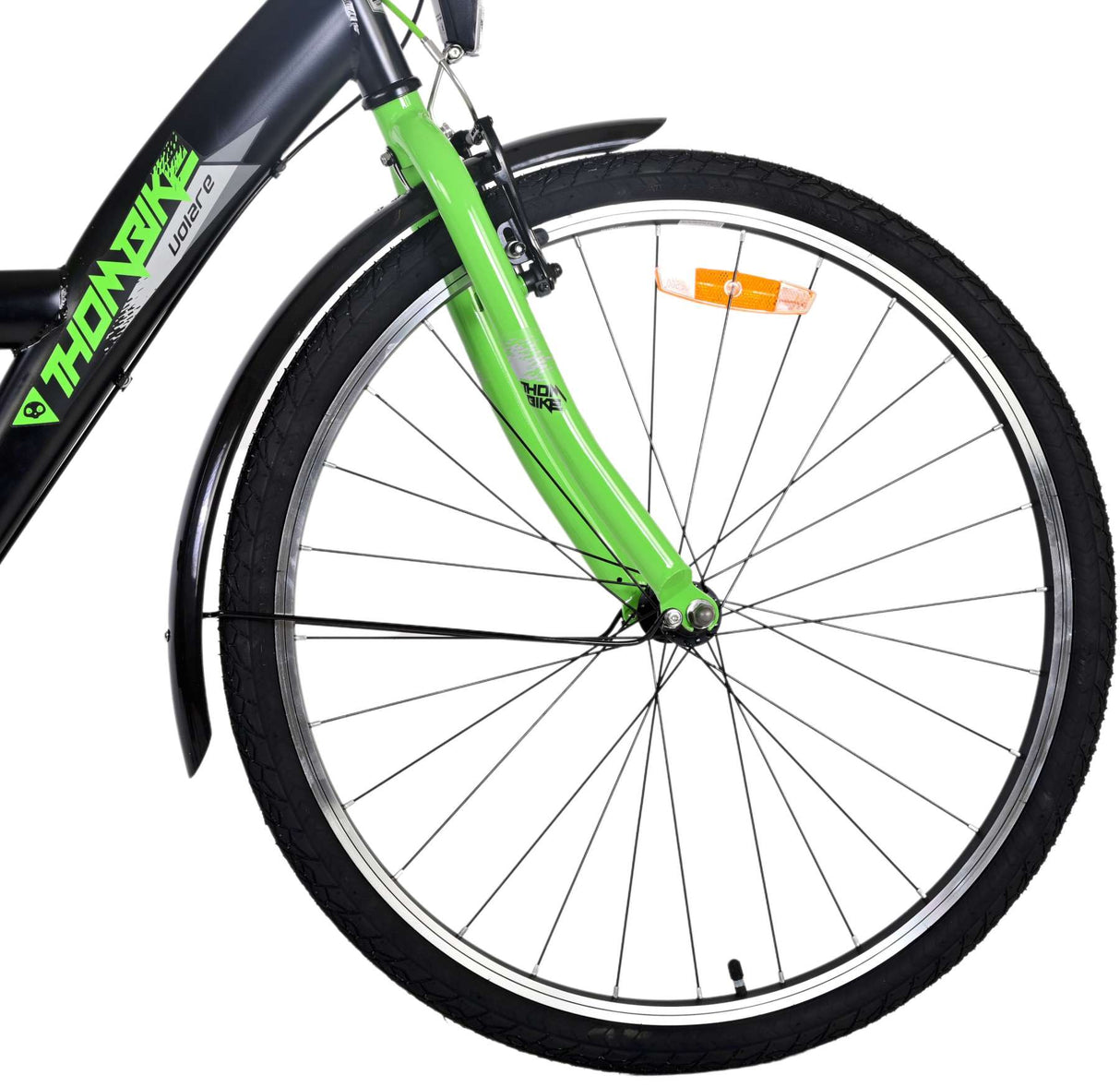 Volare Thombike Children's Bike Boys 26 pouces Black Green 3 Gears