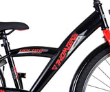 Volare thombike per bambini ragazzi bici da 26 pollici rosso nero