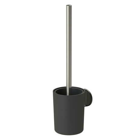 Ensemble de toilettes suspendu Tiger tune en acier inoxydable noir