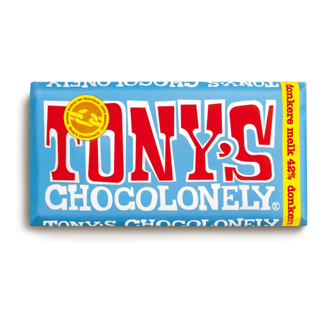 Tony's barre chocolatély lait noir 42% (15x 180gr)