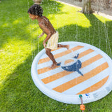 Requin tropical | tapis de jeu aquatique multicolore ø 150 cm