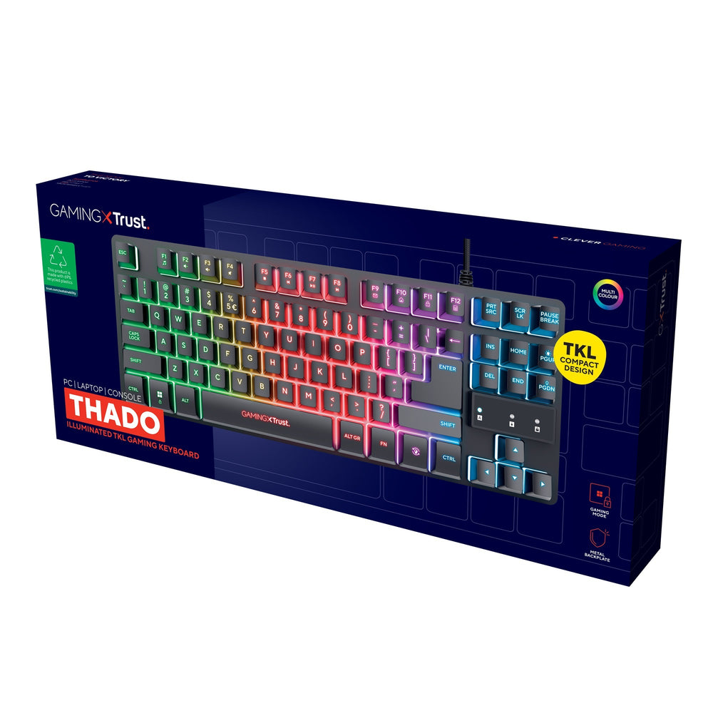 Trust gxt 833 thado tkl clavier de jeu