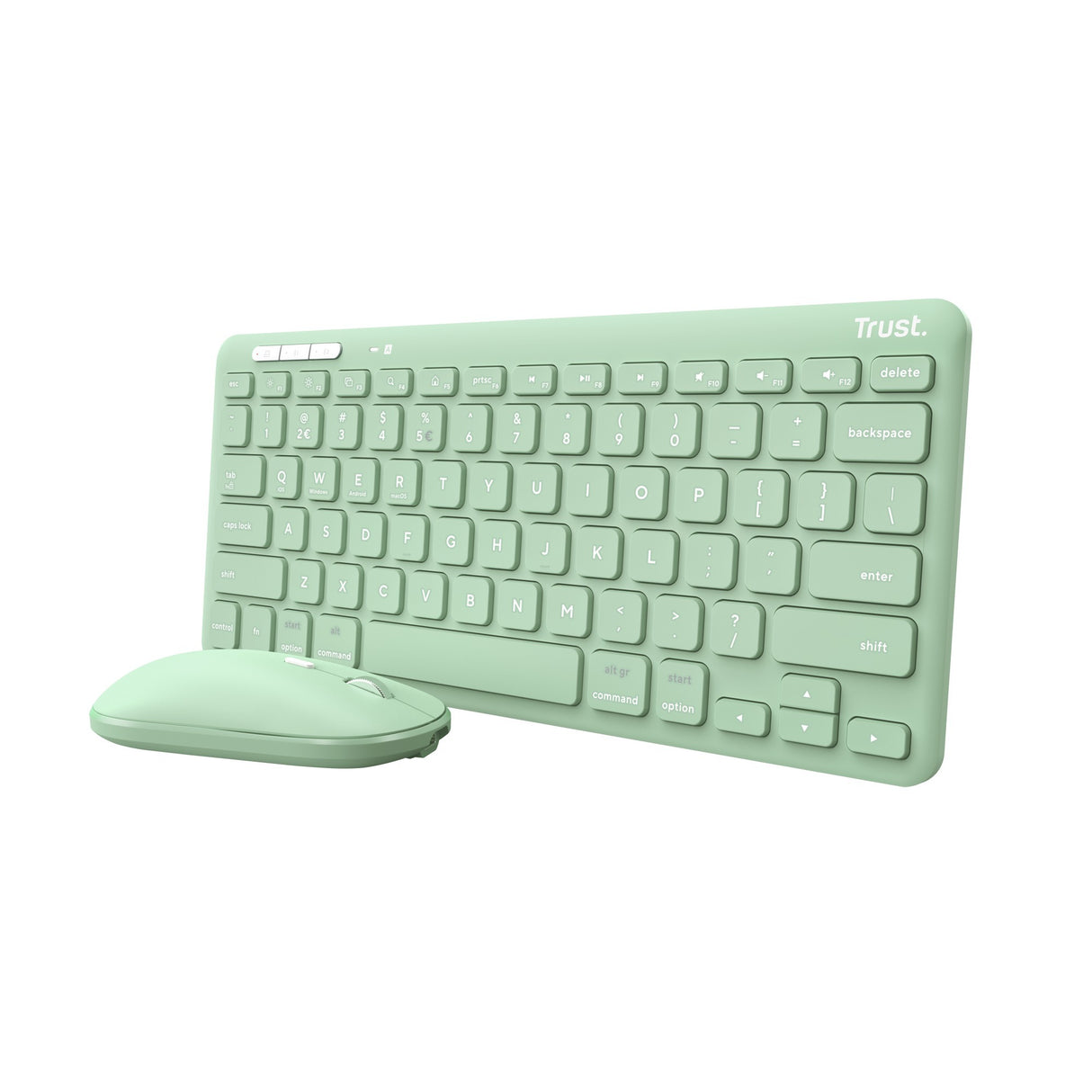 Souris clavier sans fil multi-appareils Trust Lyra