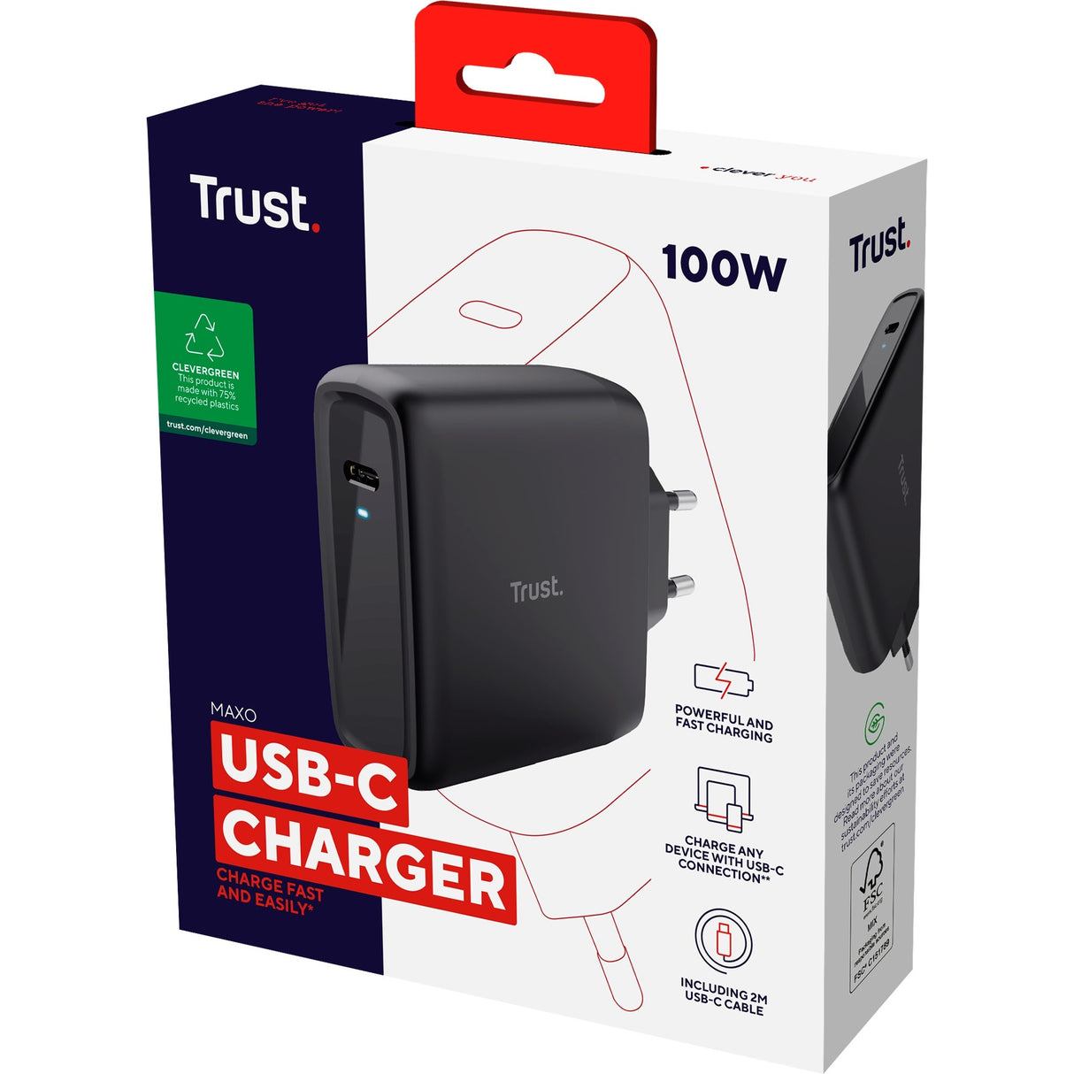 Trust Maxo USB-C Charger de 100 W