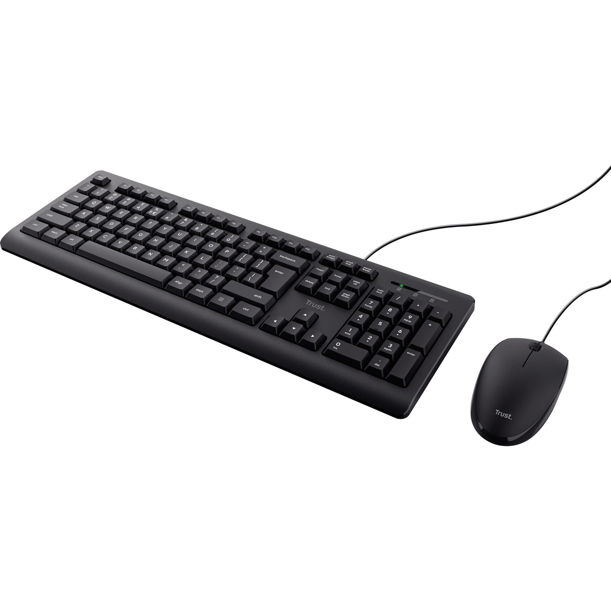 Ensemble clavier et souris filaire Trust