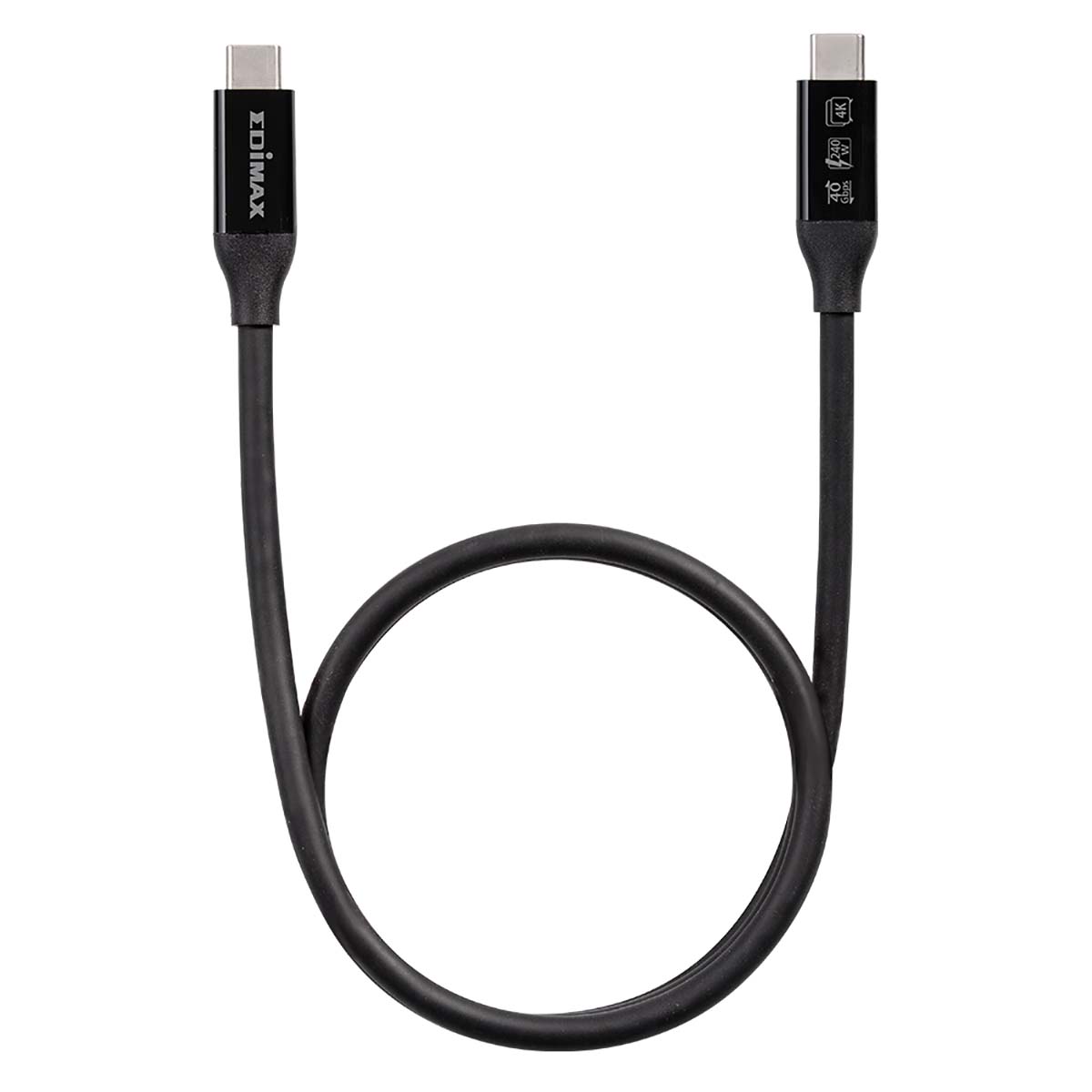 Câble Edimax usb4 Thunderbolt3, 40g, o.5mètre, type c vers type c - uc4-005tb