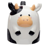 Tasse en céramique à l’envers de vache de ferme de Bramley