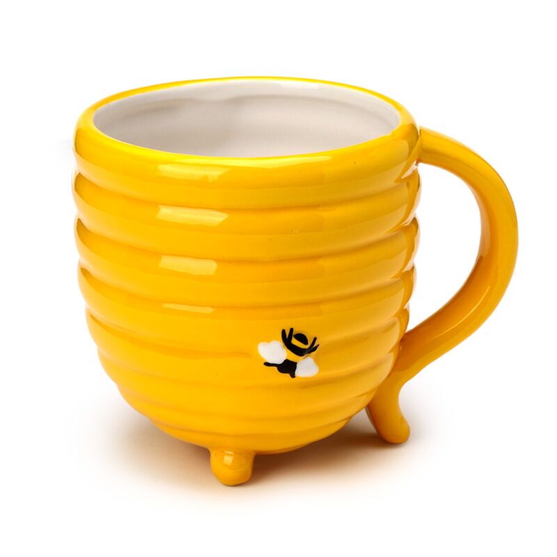 Tasse en céramique à l’envers de la ruche