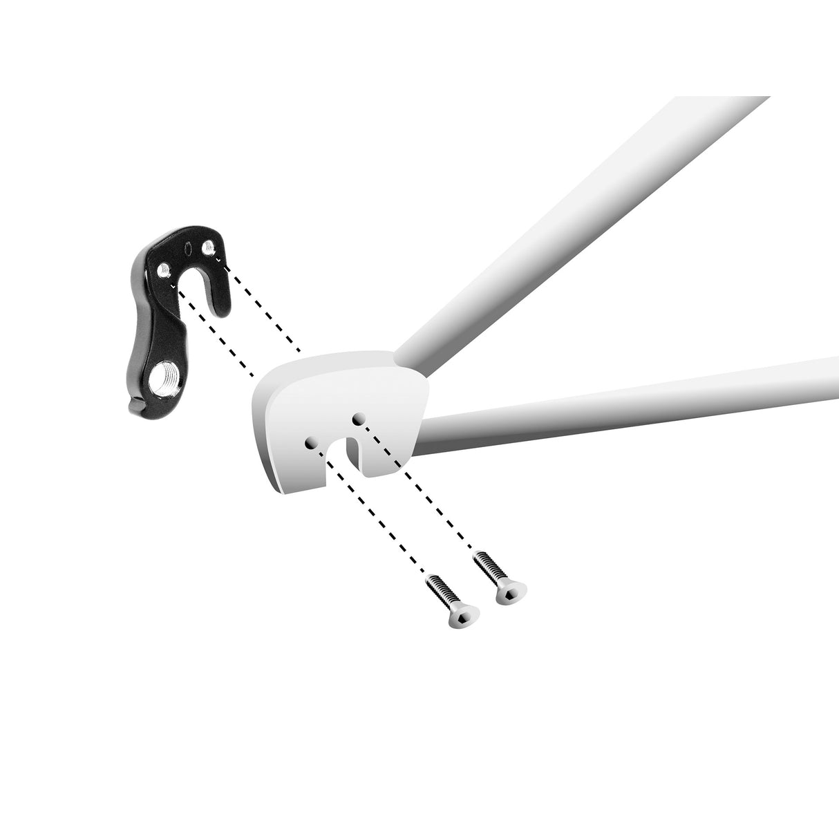 Pattes de dérailleur Union Schaltauge gh-327, vis incluses